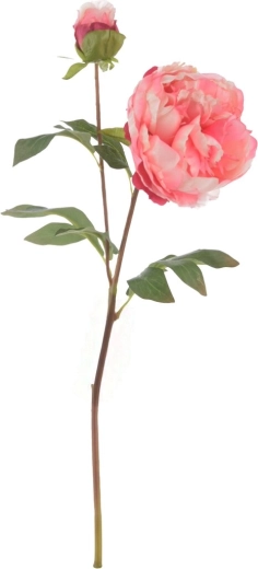 Pivoine artificielle rose 50 cm
