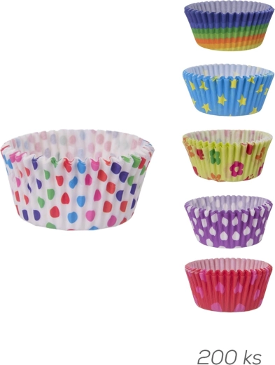 Caissettes en papier pour mini-muffins Orion 4 cm - 200 pièces