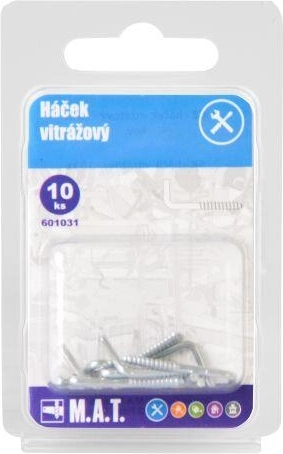 Crochets vitrail en métal (10 pcs)
