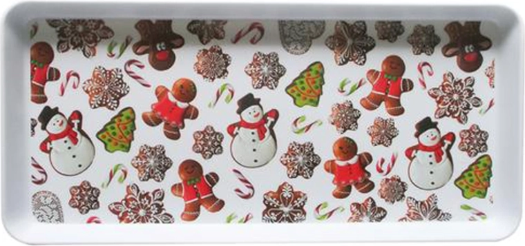 Plateau de service Biscuit de Noël 35 × 16,5 × 2,3 cm