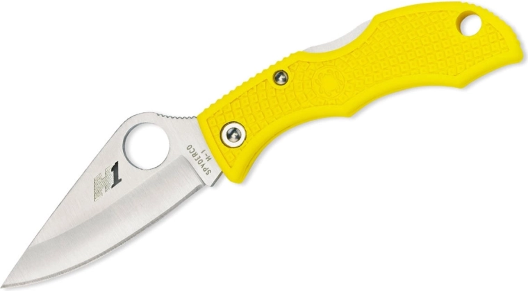 Spyderco Ladybug 3 Salt couteau de poche jaune 5 cm FRN