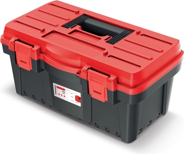 Coffre à outils EVO sans compartiments, rouge