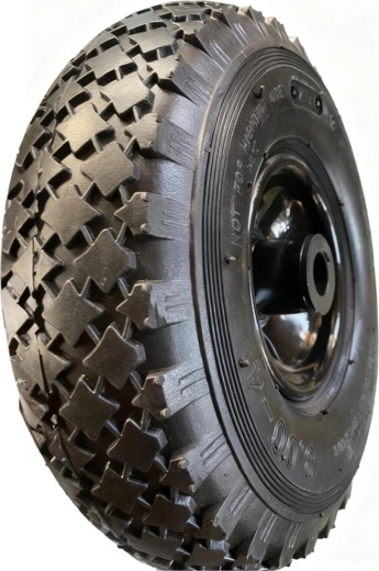 Roue gonflable pour diable 260 mm avec jante en métal et roulement à aiguilles