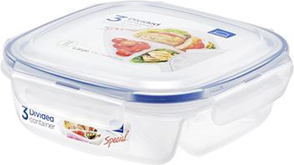 Boîte alimentaire hermétique à 3 compartiments 750 ml