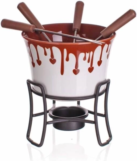 Set de 6 pièces Fondue Choco Dark