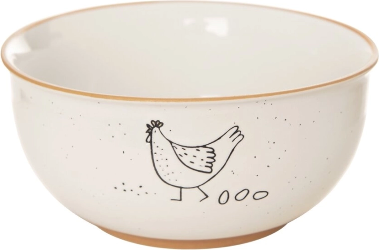 Bol en céramique Ferme – poule, 13,5 cm