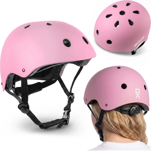 Casque de sport pour enfant Soke XS rose