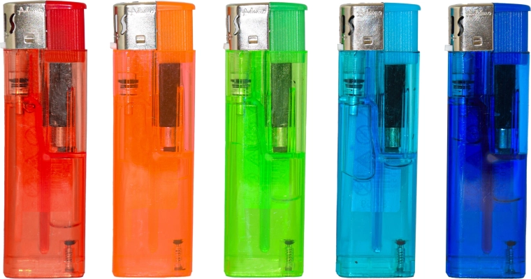 Briquet en plastique FireLight Piezo TC (lot de 50 pièces)