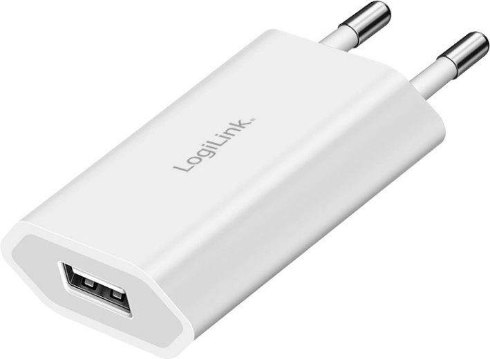 Chargeur secteur USB‑A 5 W (5 V/1 A) LOGILINK