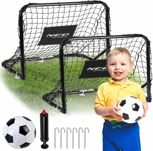 Neo-Sport lot de 2 buts de football pour enfants