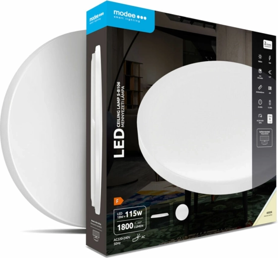 Plafonnier LED Modee Lighting B106, rond 18 W, 4000 K, 1850 lm