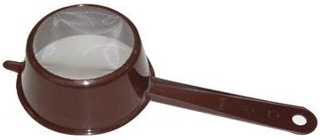 Passoire en plastique avec poignée 10 cm – assortiment de couleurs