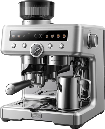 Machine à expresso MOVA S20 Pro avec moulin – argent