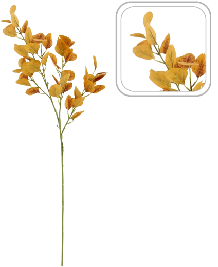 Branche artificielle automnale de pommier 95 cm