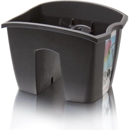 Jardinière de balcon Crown 24,2 cm anthracite