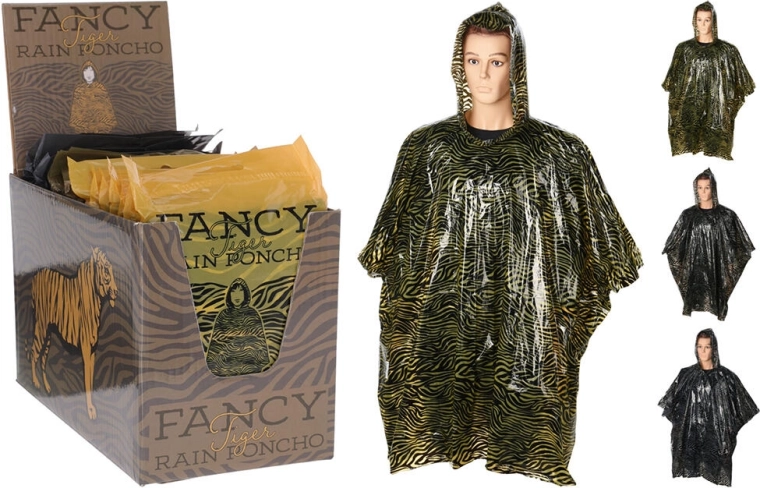 Poncho imperméable pour adultes Safari, PE