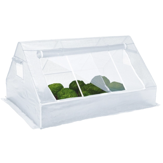 petite serre de jardin blanche 180 × 140 × 94 cm