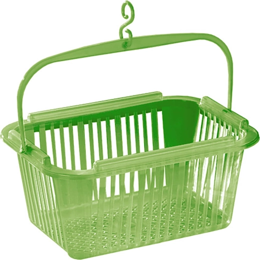 Panier suspendu pour pinces à linge vert 25 × 19 × 12 cm BRILANZ
