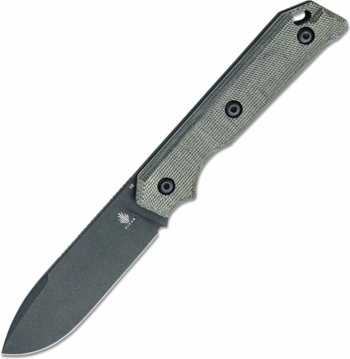 Kizer Begleiter couteau fixe outdoor D2 avec micarta et étui Kydex