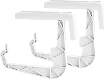 Support universel pour jardinières sur rambarde, blanc 23,5 cm