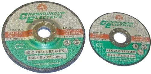 Meule pour fonte et pierre 150 × 6 × 22,2 mm