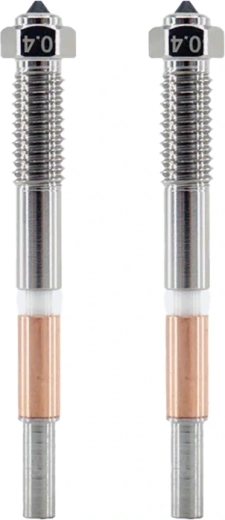 Buse bimétallique QiDi 0,4 mm pour Q2 - 2 pièces