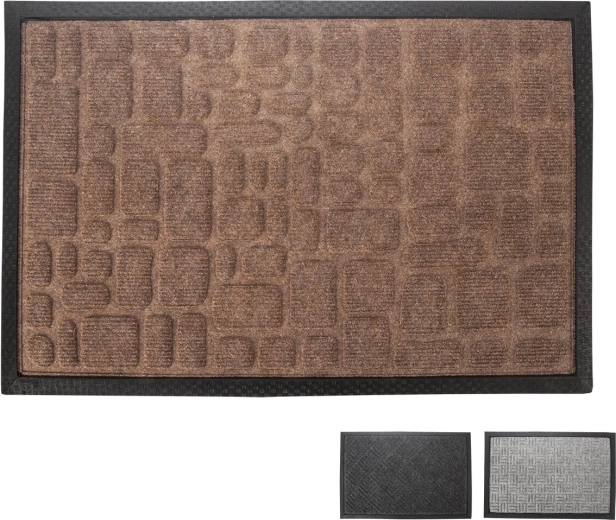 Tapis d’entrée en caoutchouc/UH 60 × 40 cm (assortiment)