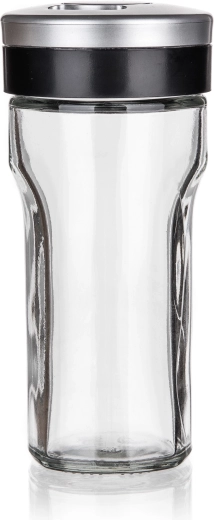 Pot à épices VIRTU 80 ml en verre avec couvercle en plastique