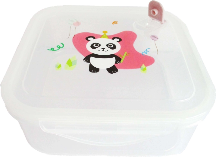 Boîte alimentaire en plastique Panda 1,2 l