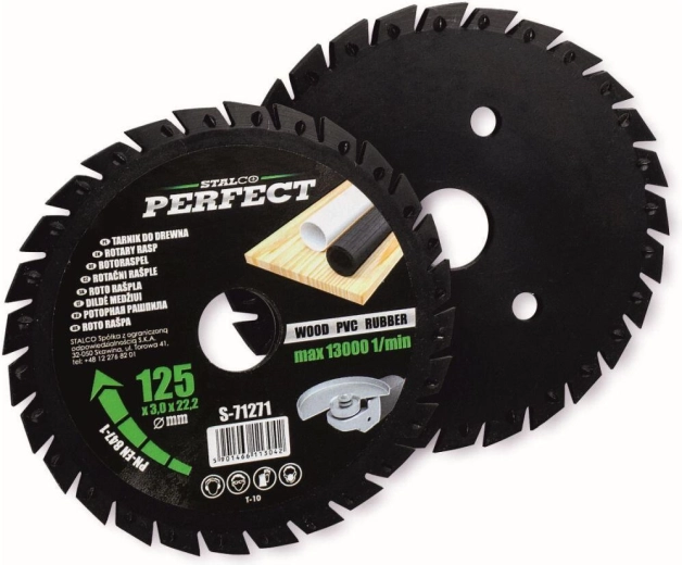 Disque rotatif 125 × 3,0 × 22,2 mm pour meuleuses d’angle STALCO