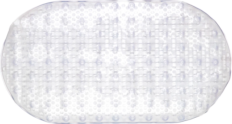 Tapis antidérapant de baignoire 66 × 36 cm transparent