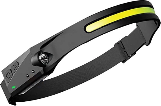 Lampe frontale Superfire HL65 avec capteur de mouvement, 120 lm, USB‑C