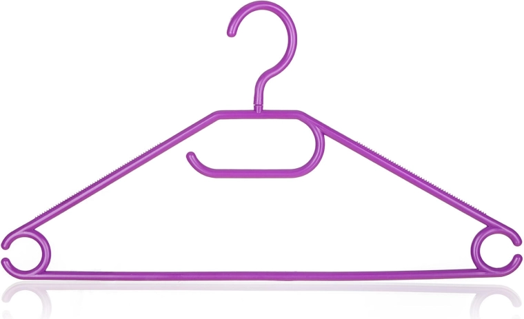 Cintres en plastique pivotants BRILANZ, assortiment de couleurs, 5 pièces