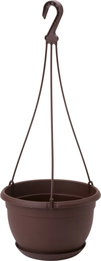 Pot de fleurs suspendu Malta 27 cm marron
