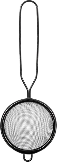 Tamis en acier inoxydable ORION noir Ø 7 cm