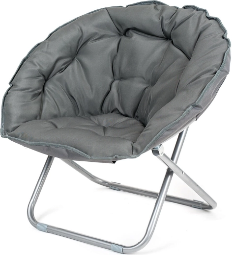 fauteuil de jardin pliant anthracite Anzio