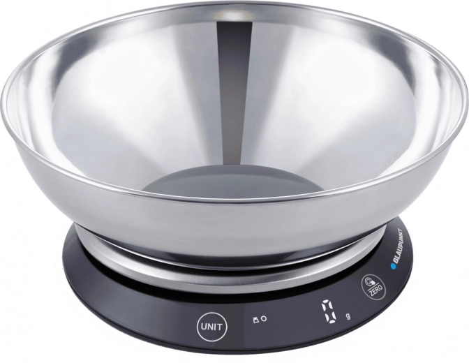 Balance de cuisine avec bol en acier inoxydable