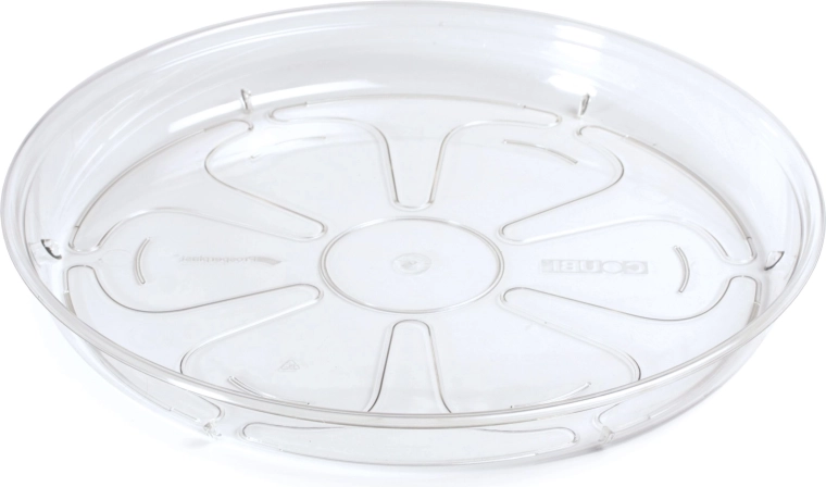 Soucoupe pour pot de fleurs COUBI 21 cm transparente