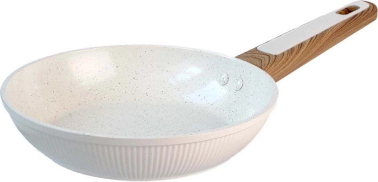 Poêle Kitchisimo Bianco 20 cm avec revêtement céramique antiadhésif