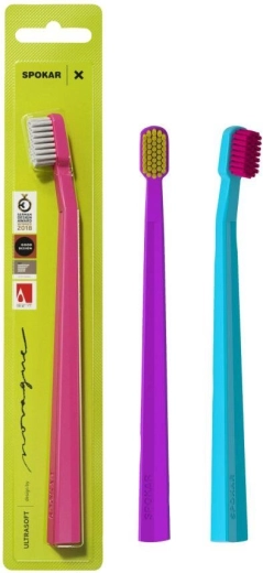 Brosse à dents ultrasoft pour gencives sensibles SPOKAR X