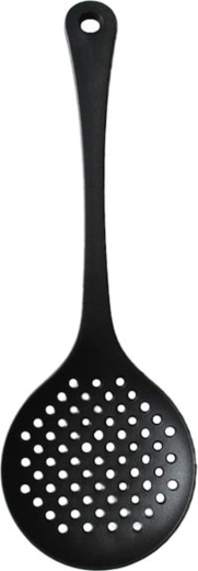 Écumoire noire en PBT, 32 × 10,8 cm