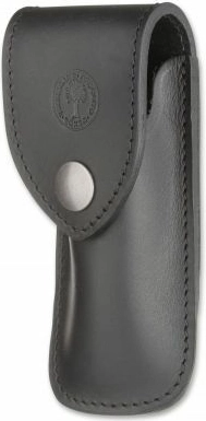 Böker Manufaktur Solingen petit étui en cuir moulé pour couteau jusqu’à 11 cm, noir