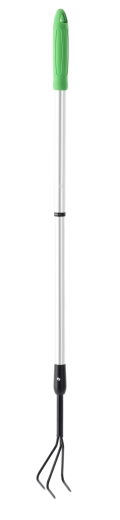 Cultivateur de jardin avec manche télescopique 80–115 cm