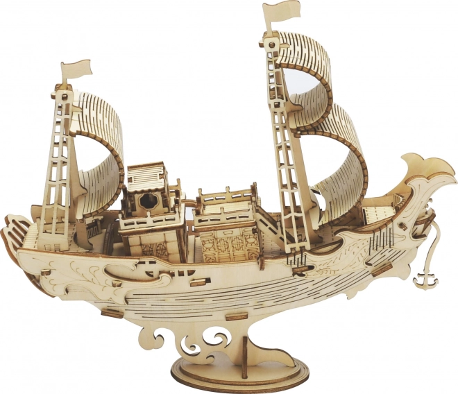 Puzzle en bois 3D Navire diplomatique japonais 91 pièces