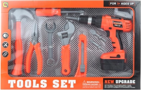 Set d’outils pour enfants avec perceuse à piles