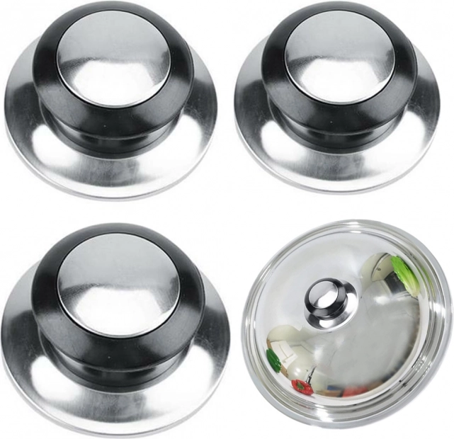 Boutons pour couvercles de casseroles, ensemble de 3 pièces