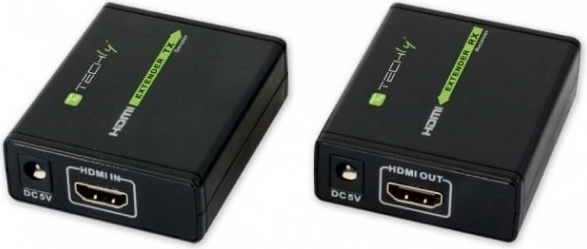 Extendeur HDMI pour transmission sur câble Cat.6/6a/7, jusqu'à 60m, FullHD 3D, noir
