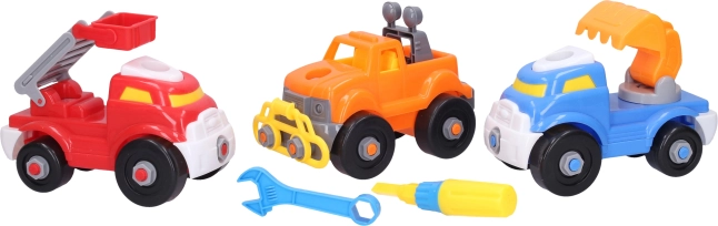 Voitures à visser pour enfants 3 pcs 16 cm