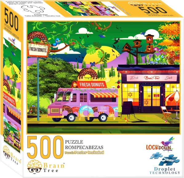 Brain Tree Puzzle Monde Fermé 500 pièces