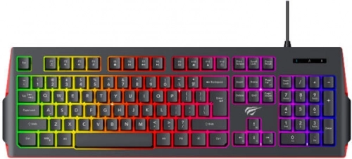Clavier de jeu à membrane HAVIT avec rétroéclairage RGB